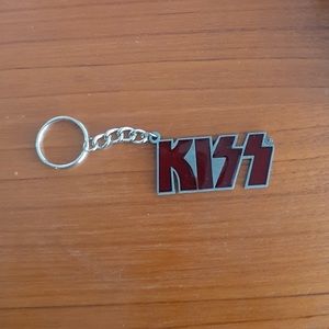 Vintage style KISS keychain